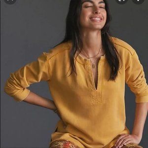 Anthropologie, Sweat shirt, mustard, Size XL